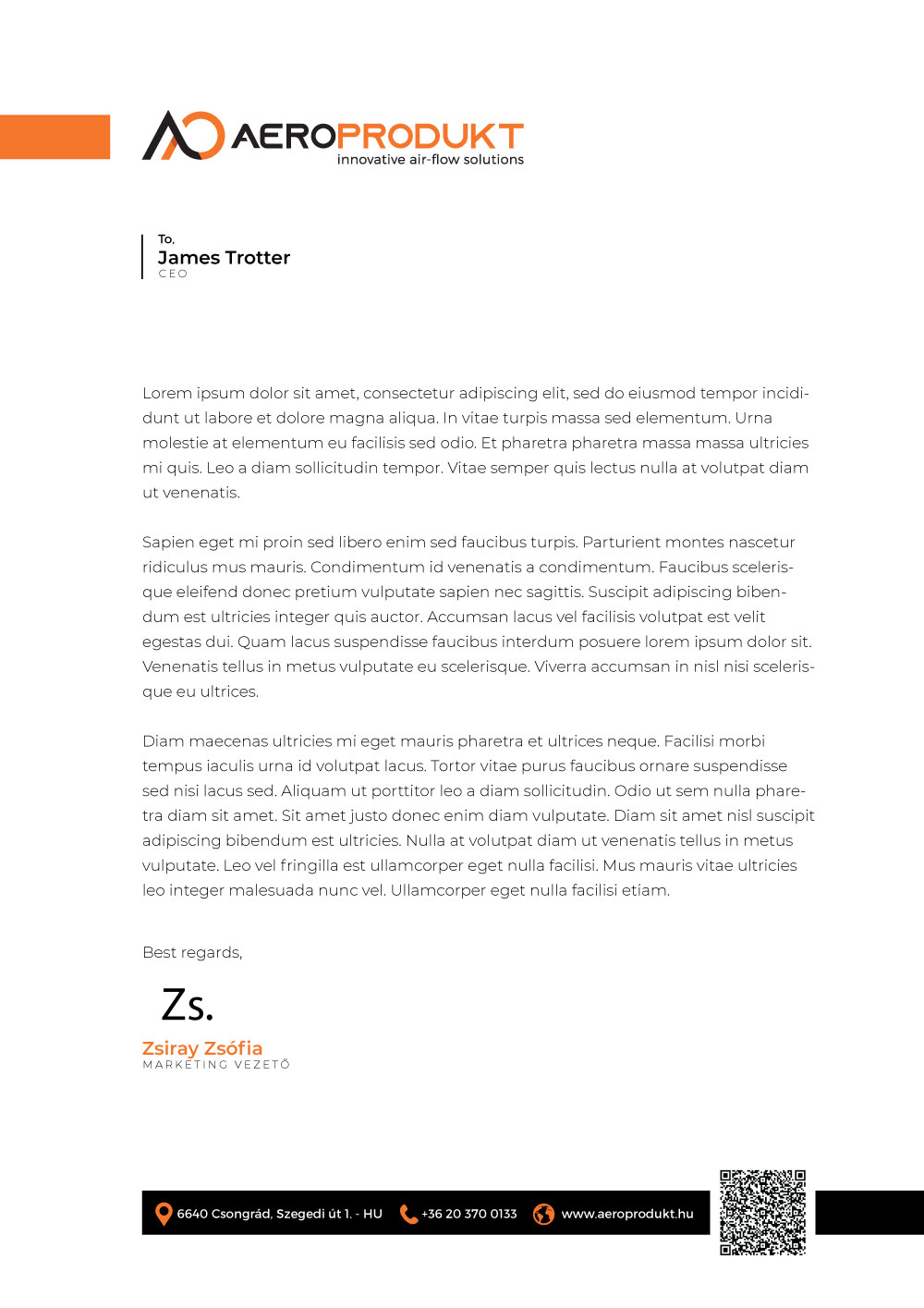 Aeroprodukt Letterhead