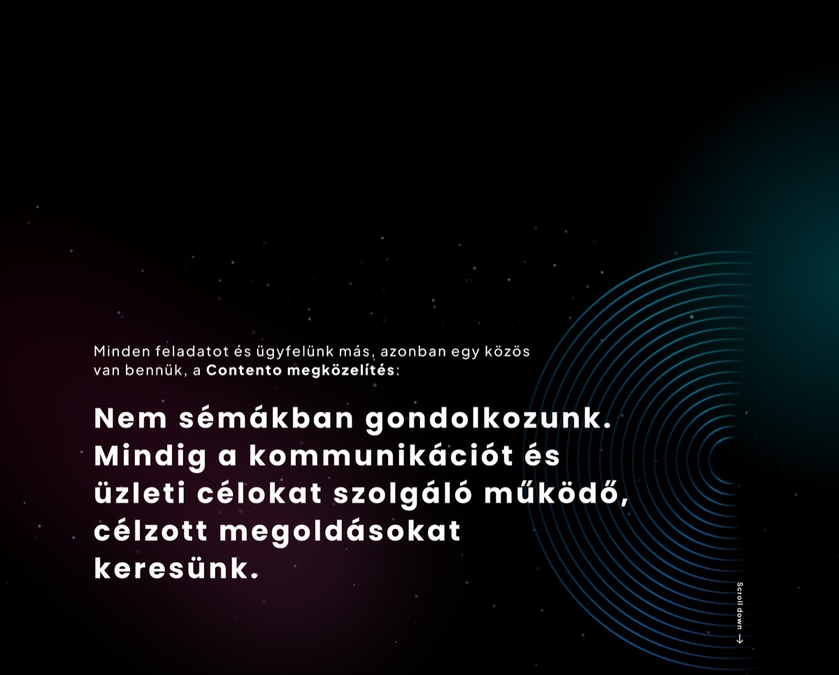 Contento — brand quote