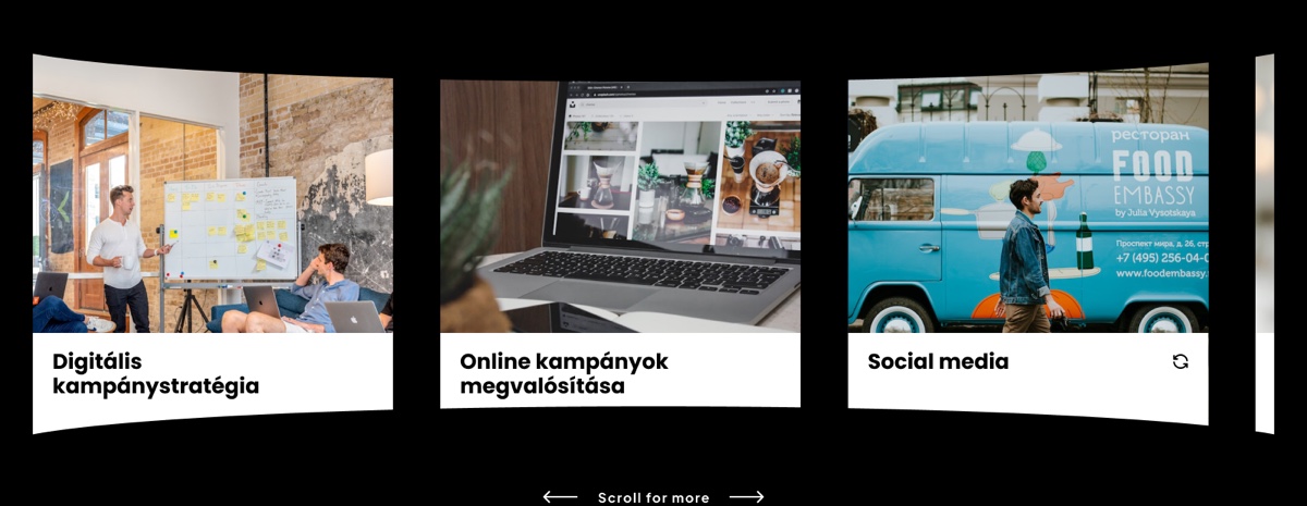 Contento — services section