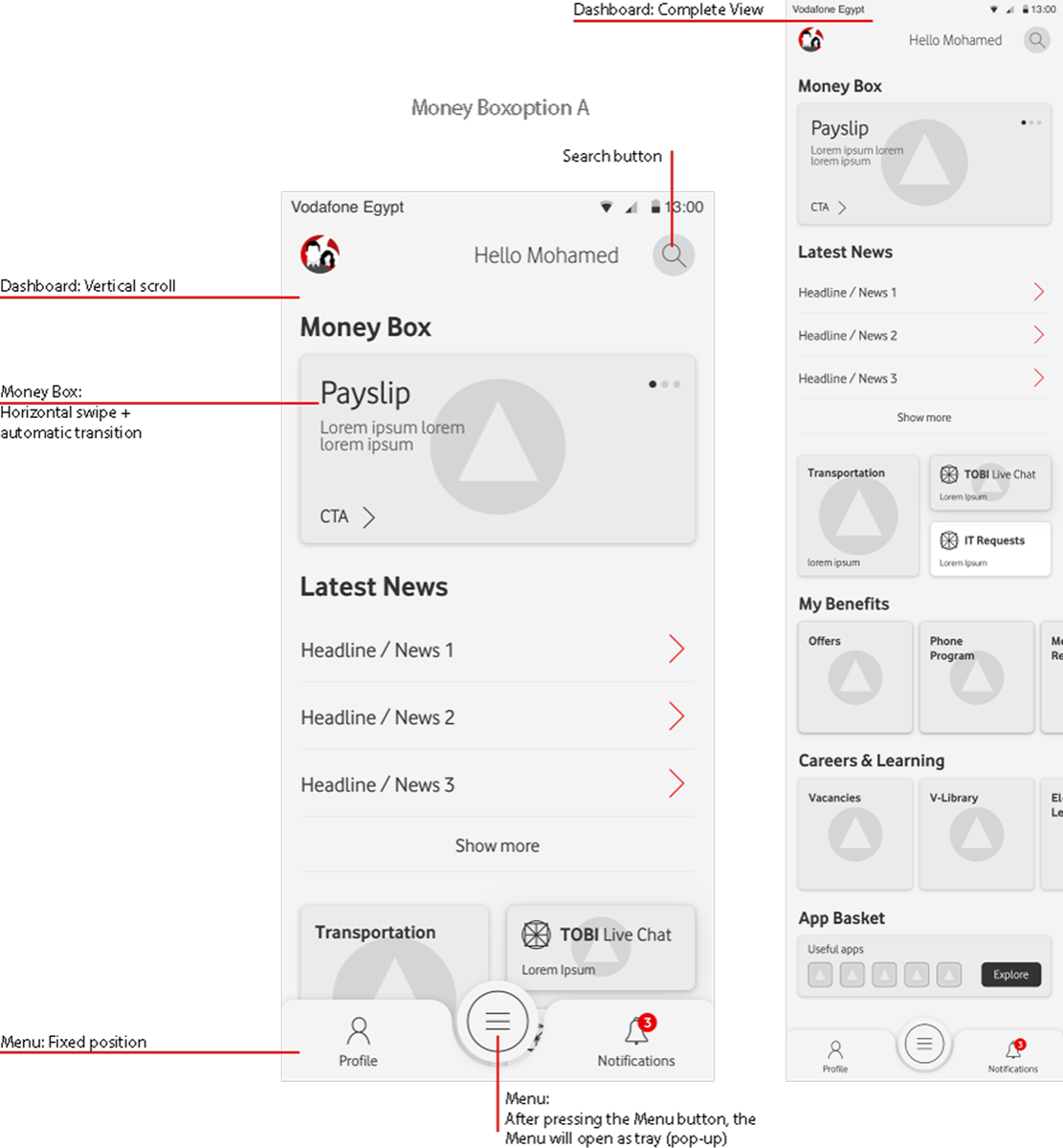 Lo-Fi Wireframes