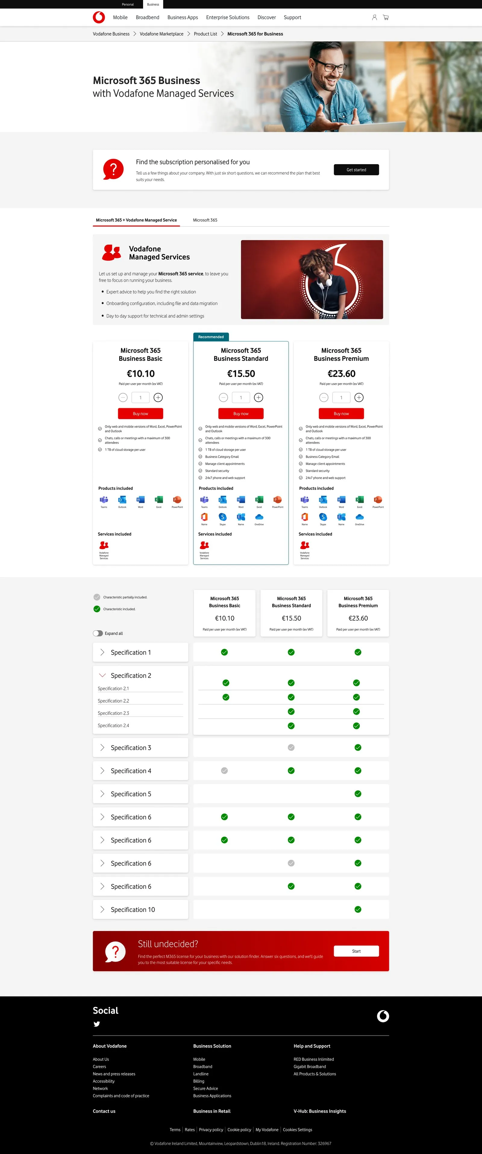 Cloud Marketplace (MaaC): /business/services