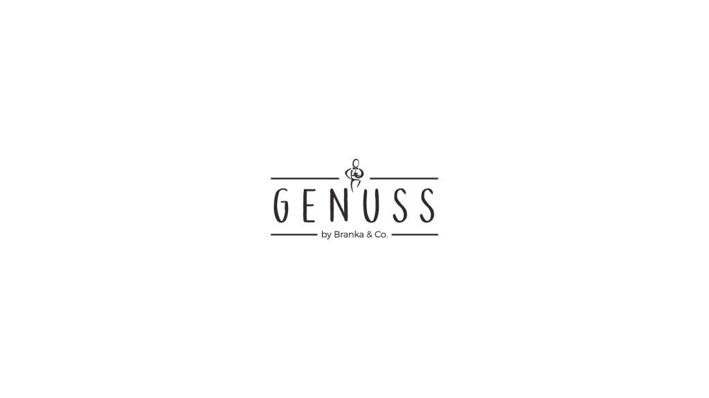 Logo made for caffe restaurant GENUSS, Berchetsgaden, 2017.